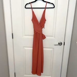 Pink asos dress